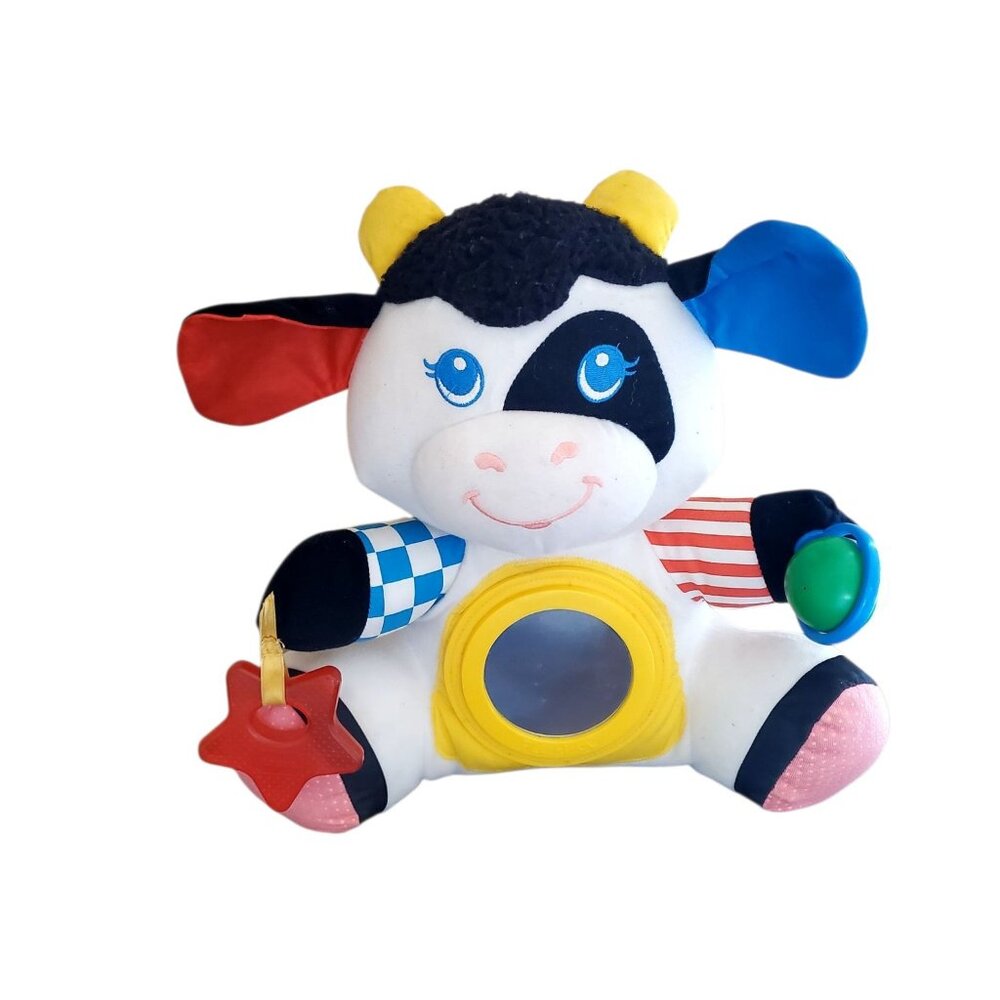 1995 Hasbro Playskool Interactive Cow Plush Toy